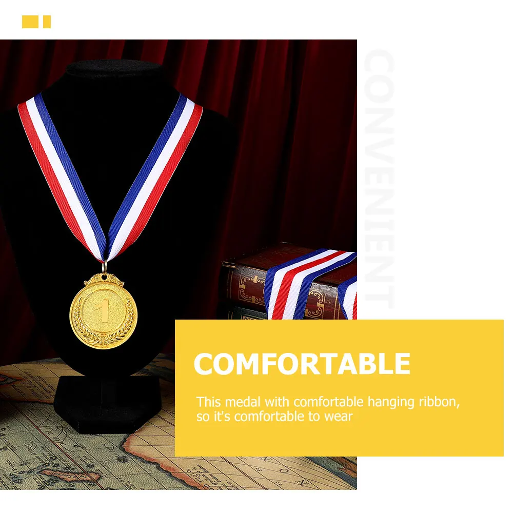 

12Pcs Number Medals Premium Zinc Alloy Golden Awards for Sports Competitions School Events Athletic Party Winner Medals