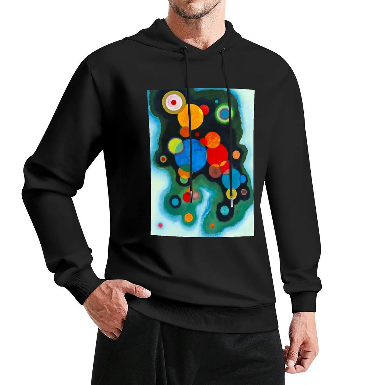 Wassily Kandinsky - Vertiefte Regung (Deepened Impulse) Pullover Hoodie graphic t shirts men hoodies for men