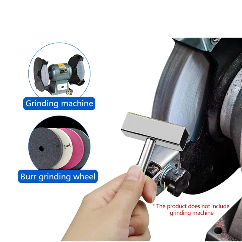 Handheld Diamond Pencil Grinding Wheel Dresser Single Sided Diamond Grinding Knife Tool 200-300-400 Mesh