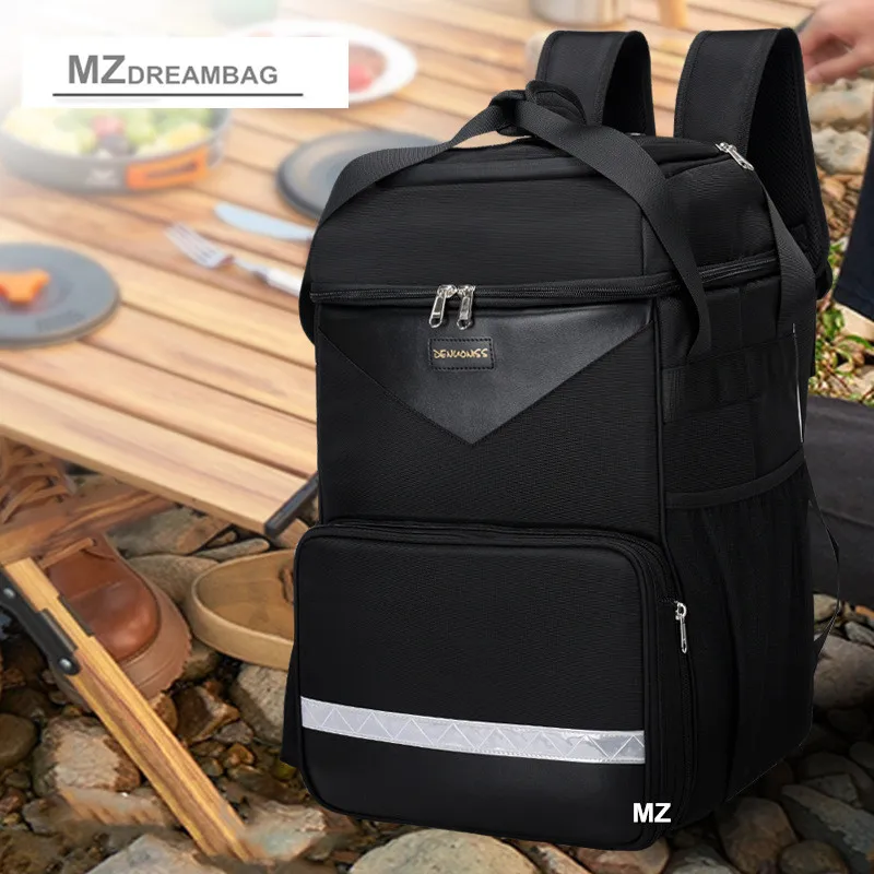 

Camping Cooler Bag Insulated Packing Women Outdoor Men's Food Lunch Thermal Storage Backpack For Travel Accessories Picnic Box