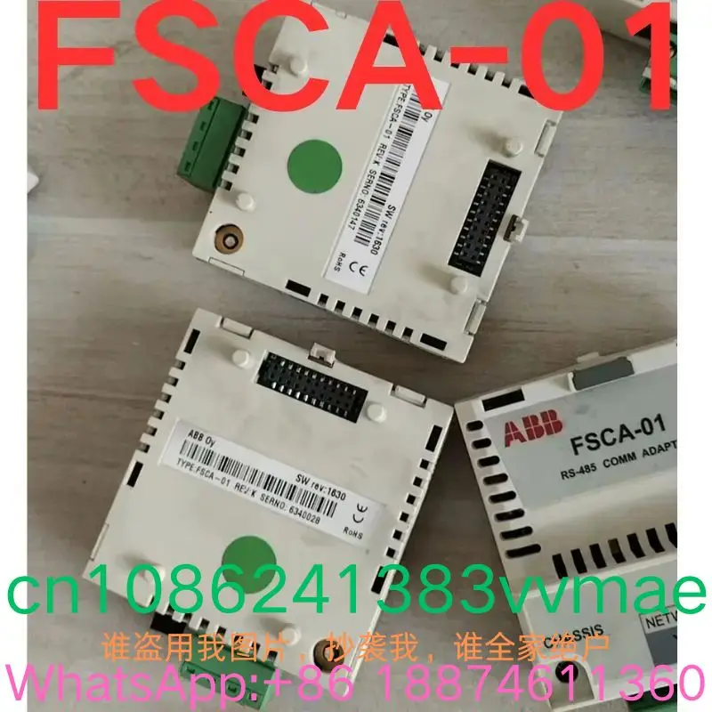 Second-hand test OK,Frequency converter communication module  FSCA-01