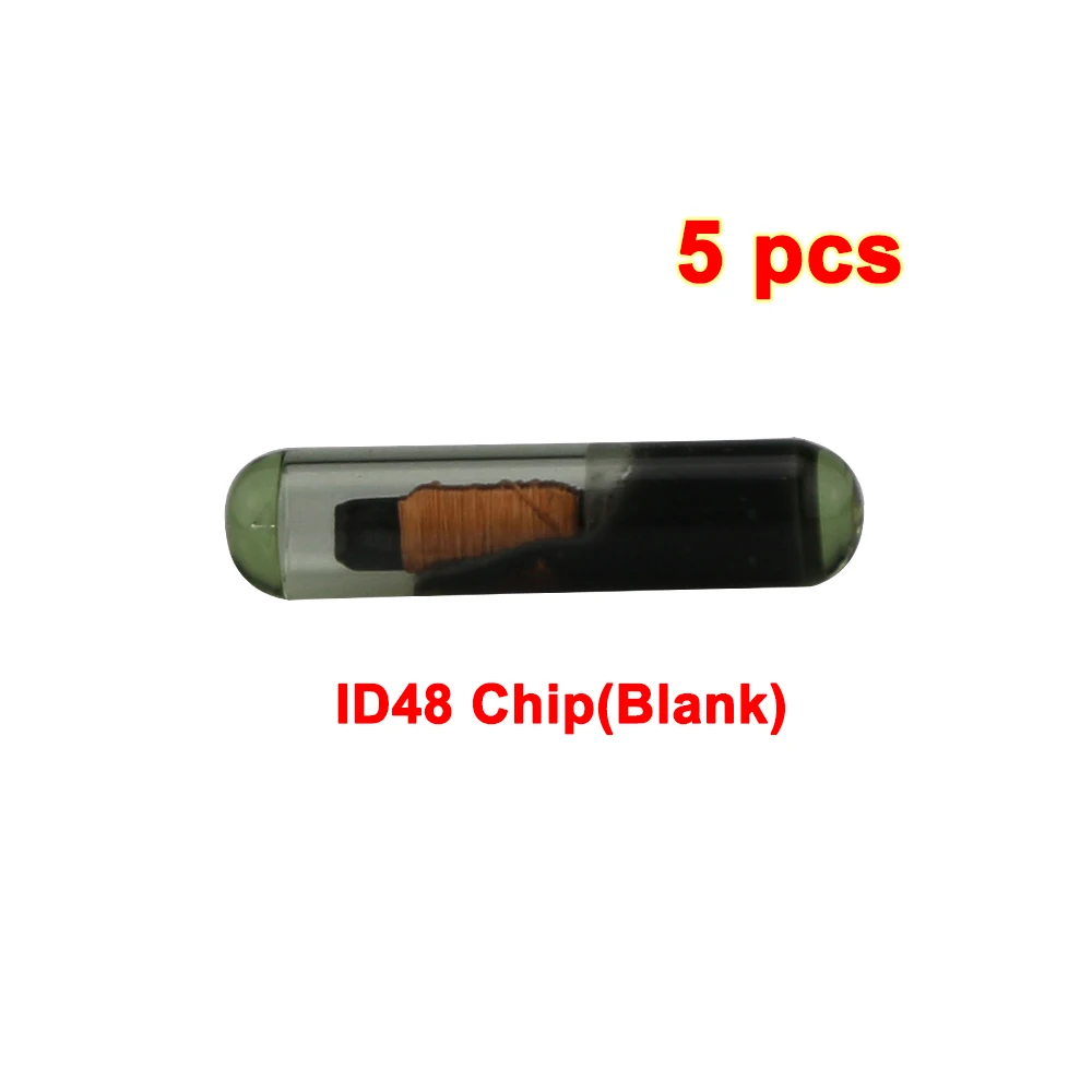 YIQIXIN 5 PCS Car Key Glass Blank ID48 Chip For VW Audi Seat Skoda Porsche Honda Crypto Transponder Chip Not Coded Professional