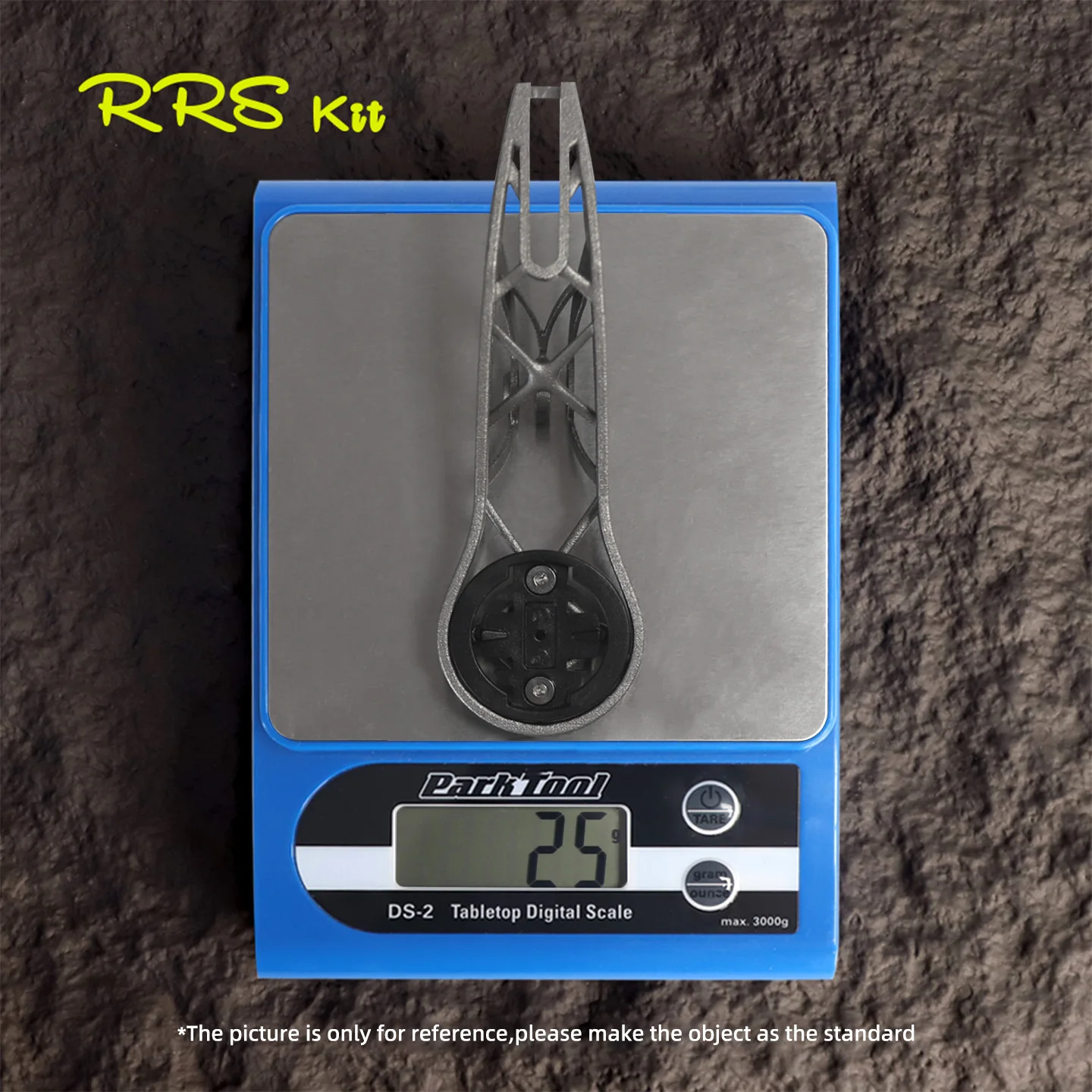 RRSKIT 3D Printed Titanium Alloy Bicycle Computer Extended Bracket Suitable For Garmin Universal Base With Gopro Lamp Holder