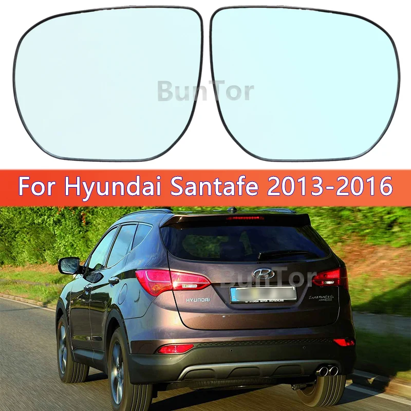 For Hyundai Santafe 2013 2014 2015 2016 Left/Right Side Rearview Mirror Glass/OEM:87611/21-2W000/Car accessories Replacement