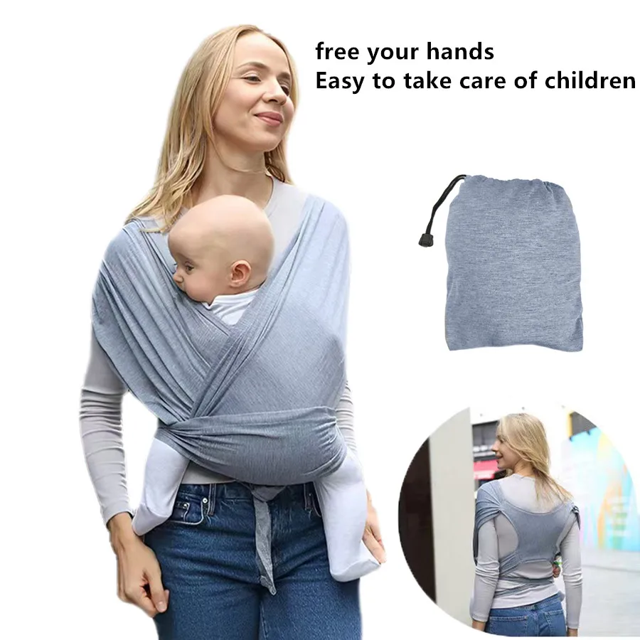 

Ergonomic Baby Backpack Newborn Sling with Backpack Straps Outdoor Parenting X-shaped Support Comfortable Baby Carrier
