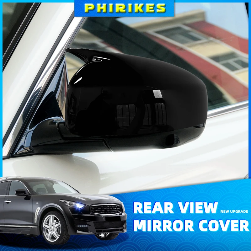 Rearview mirror protective cover For Infiniti FX35 FX37 EX35 EX37 2009 - 2014 Paste and install anti scratch protection