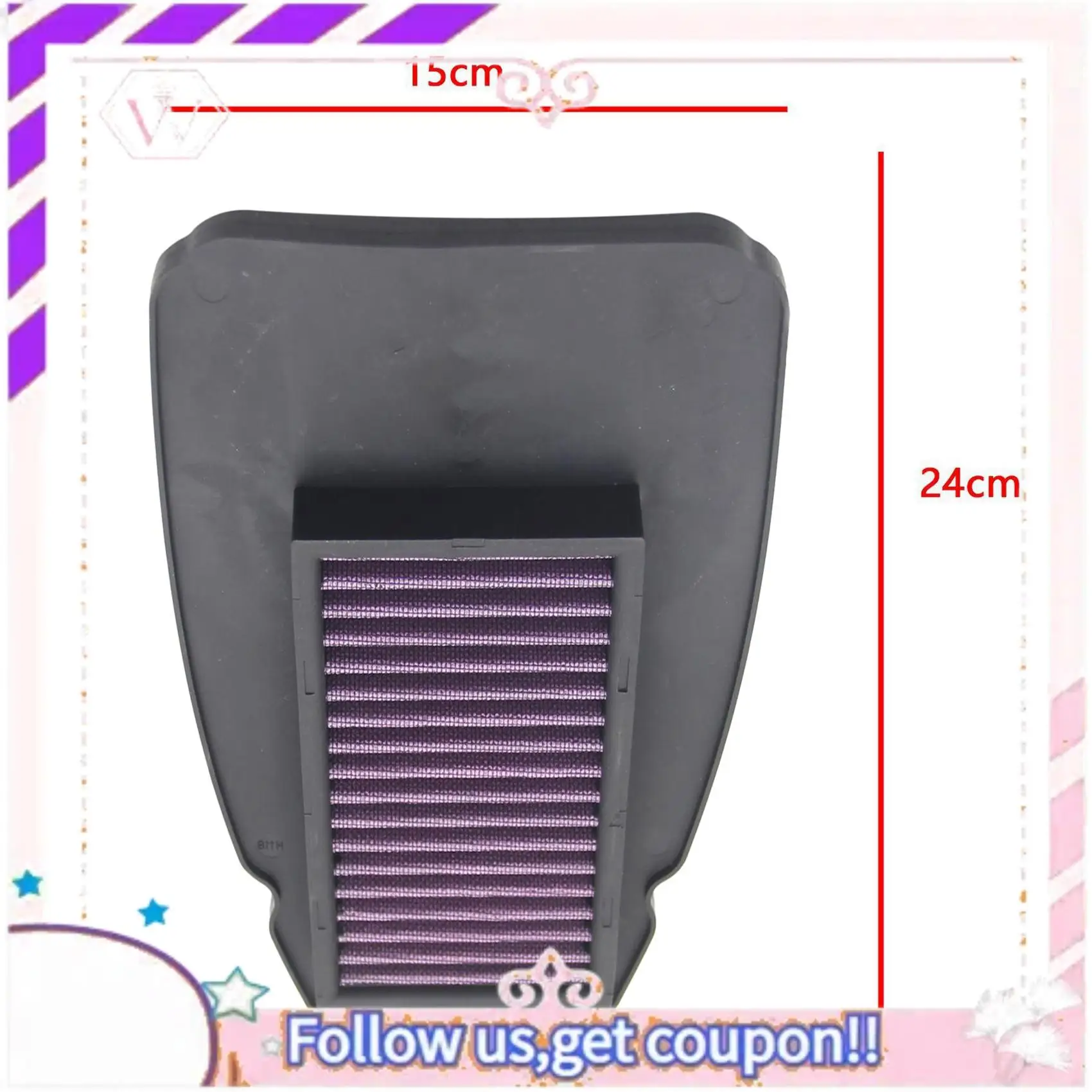 

A76T-очиститель воздуха мотоцикла, впускной фильтр, замена воздухоочистителя для YZF R15 V3