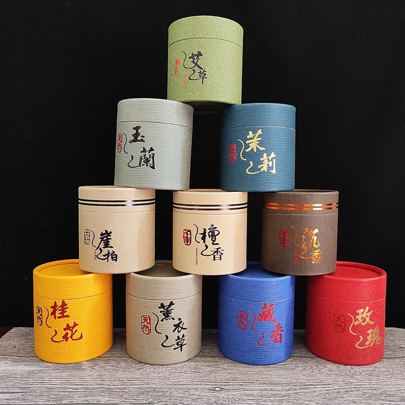 Natural 48Rings Coil Incenses 4 Hours Repel Mosquitoes Lavender Sandalwood Home Scents for Yoga Mediatation Tibetan Incense