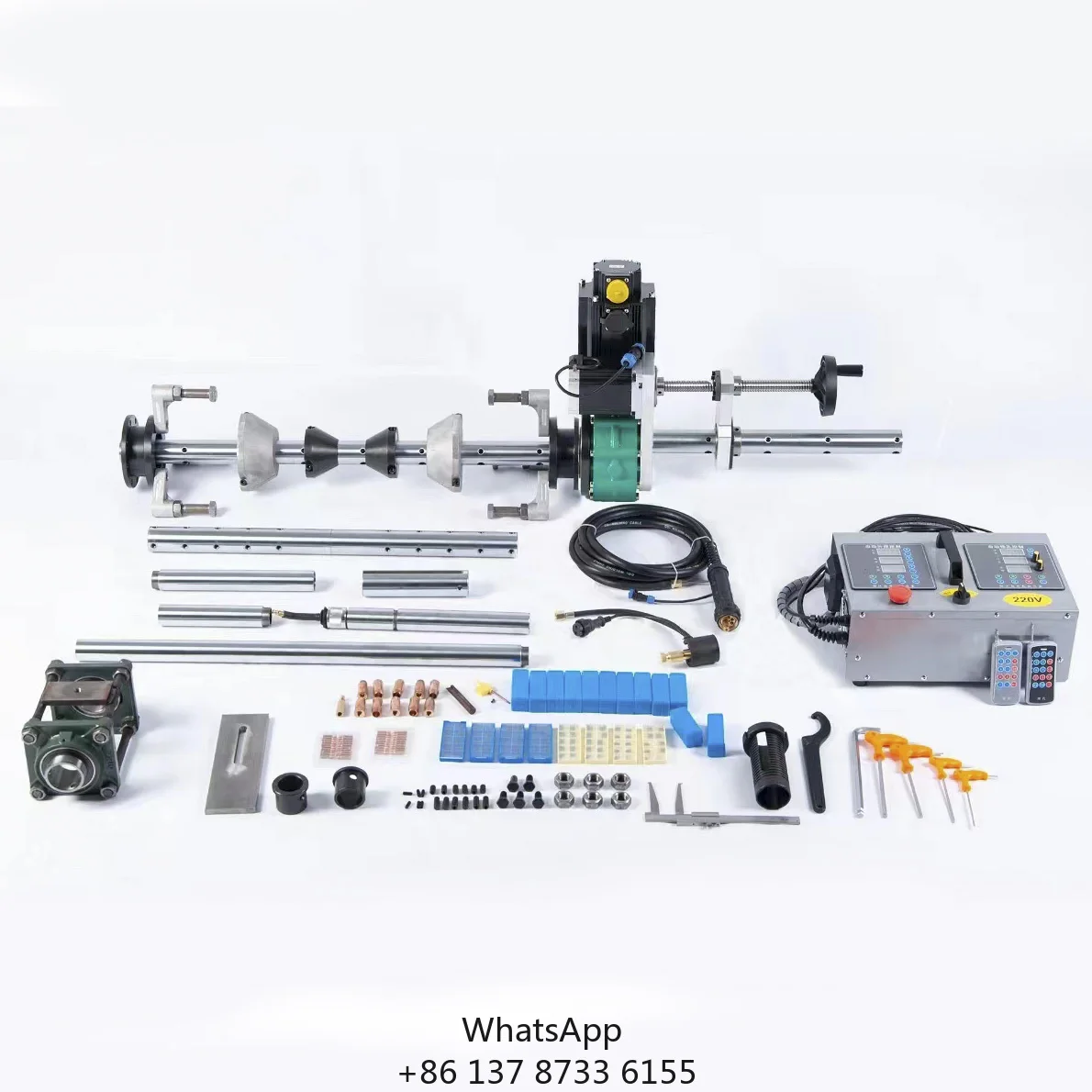 Hot Selling Dual System CNC 50 Automatic Feed 3-Axis Line Boring Bore Welding Machine Diameter 55-160mm Portable