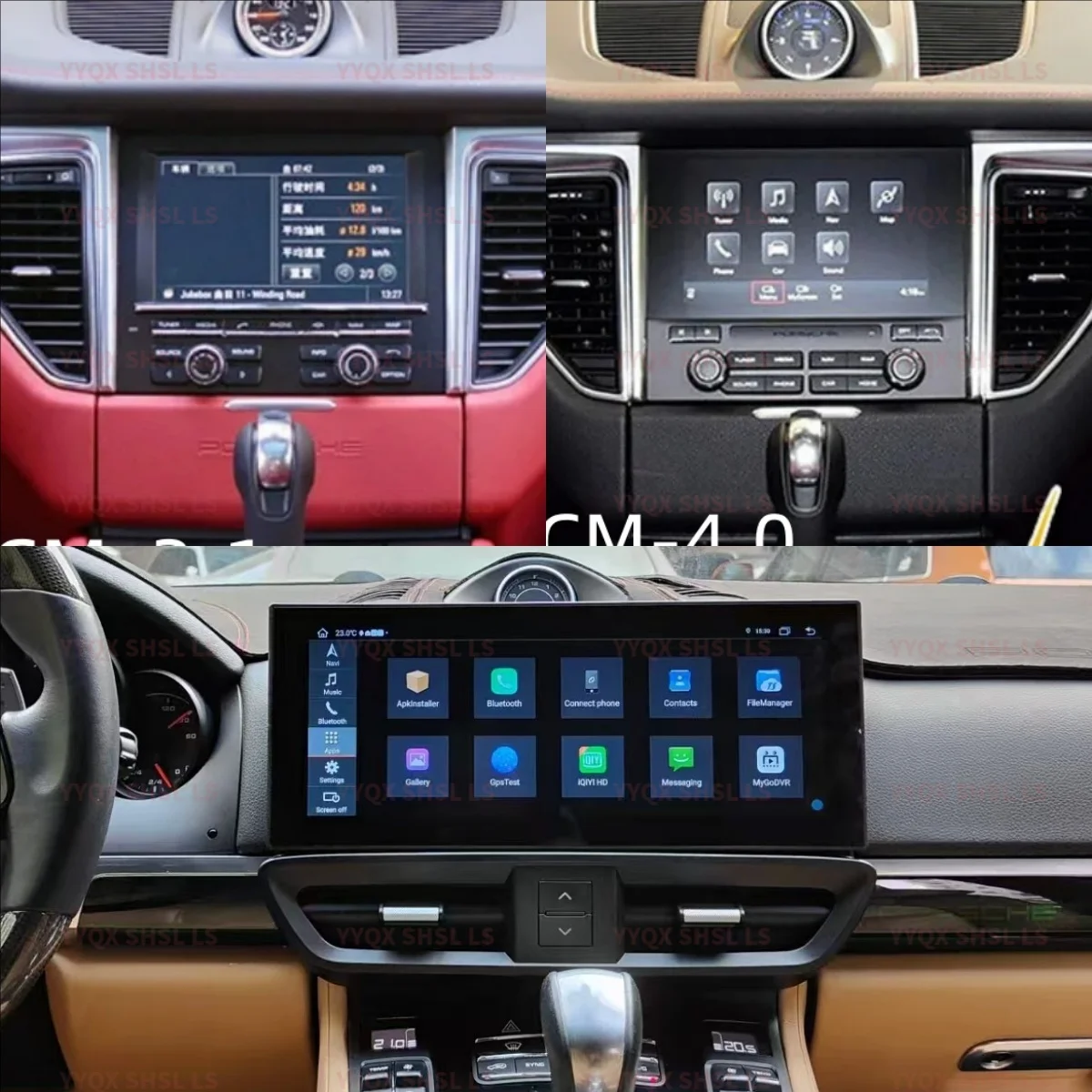 For For Porsche Cayenne 2011-2017 New Condition Android System Navigation Multimedia Player Central Control Large Performance