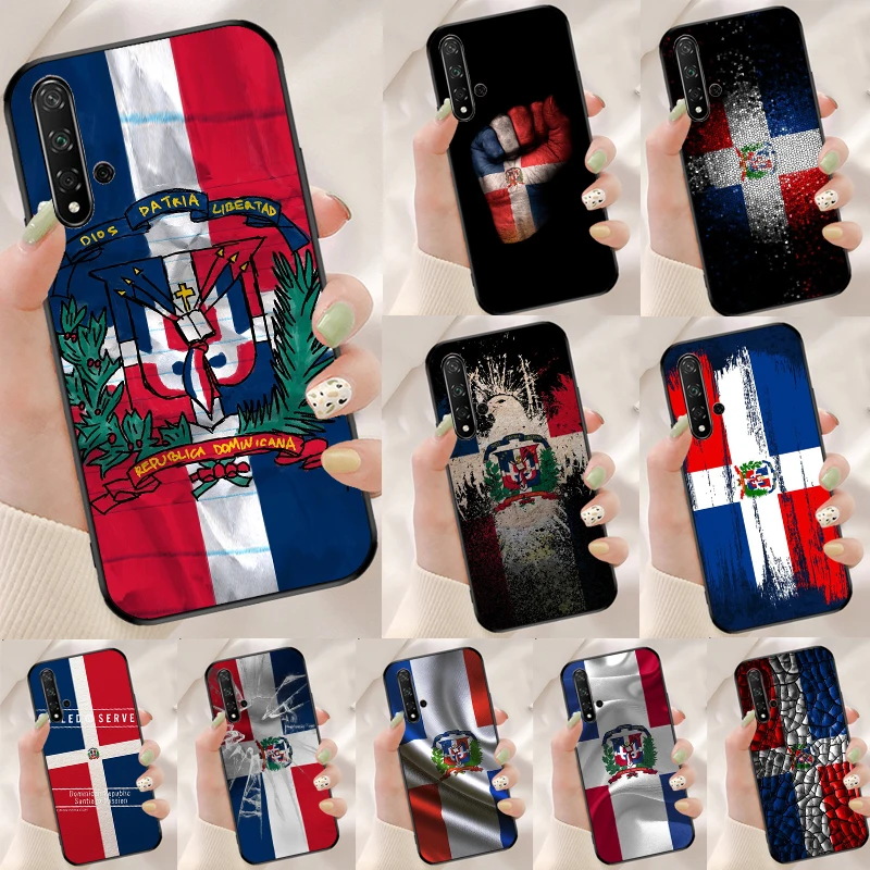 Dominican Republic Flag Case For Huawei Honor 70 50 X8 X9a Magic5 90 Lite P20 P30 P40 P60 Pro P Smart Nova 5T Cover