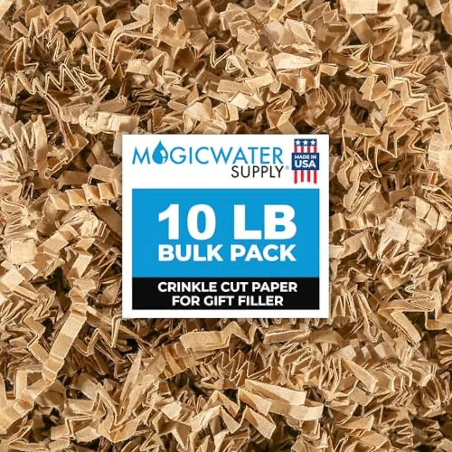 

MagicWater Crinkle Cut Paper for Gift Baskets - - Perfect for Shded Paper Filler Basket Filler Gift Boxes Bridesmaid Gifts Chri