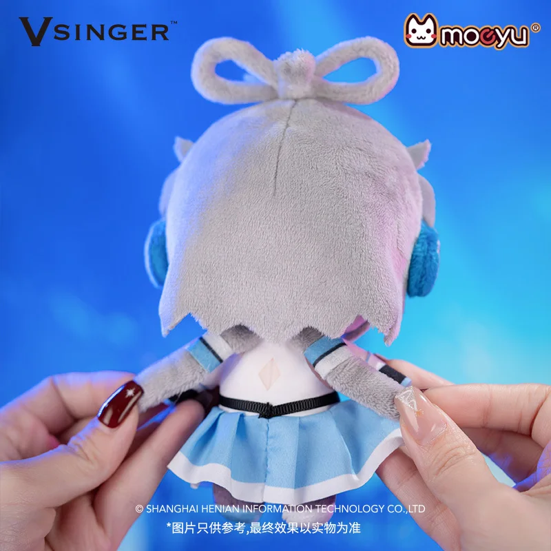 Moeyu Luo Tianyi Figurka Anime Pluszowa Zabawka - Urocza Maskotka Vsinger, Brelok do Kluczy, Idealny na Cosplay i Prezent Urodzinowy dla Ucznia