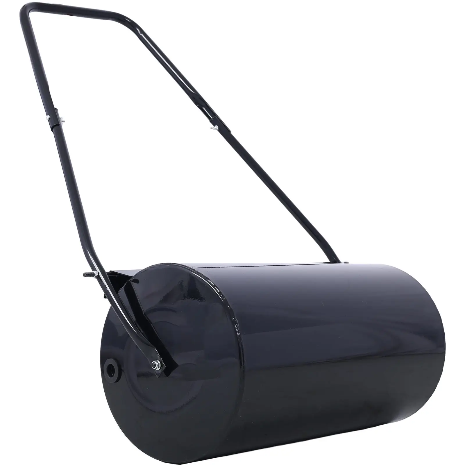 

13-Gallon Steel Yard Sod Roller Push/Tow Behind Water/Sand Filled Lawn Roller for Garden Backyard Garden Tools Accessory