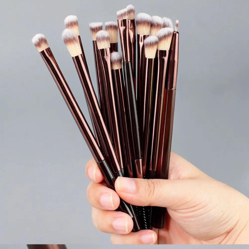 Portable Eye Makeup Brush Kit For Eyeshadow Blending Smudge Concealer Cosmetic Applicator Tools Professional Beauty Set