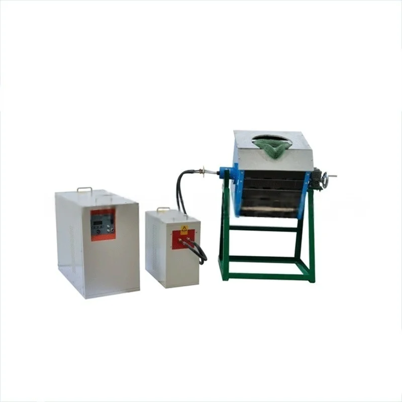 Energy Saving Small Overturned Non Ferrous Metal Medium Frequency Melting Furnace Small And Convenient To Use New