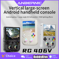 Anbernic RG 406v Vertical Handheld Console Nostalgic Streaming Online Connection Controller T820 CPU Handheld Game Console Gifts