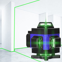 Multifunctional 4D 16 Lines Level 3° Self Leveling Machine USB Rechargeable Battery Leveling Tool with Extension Tripod Stand