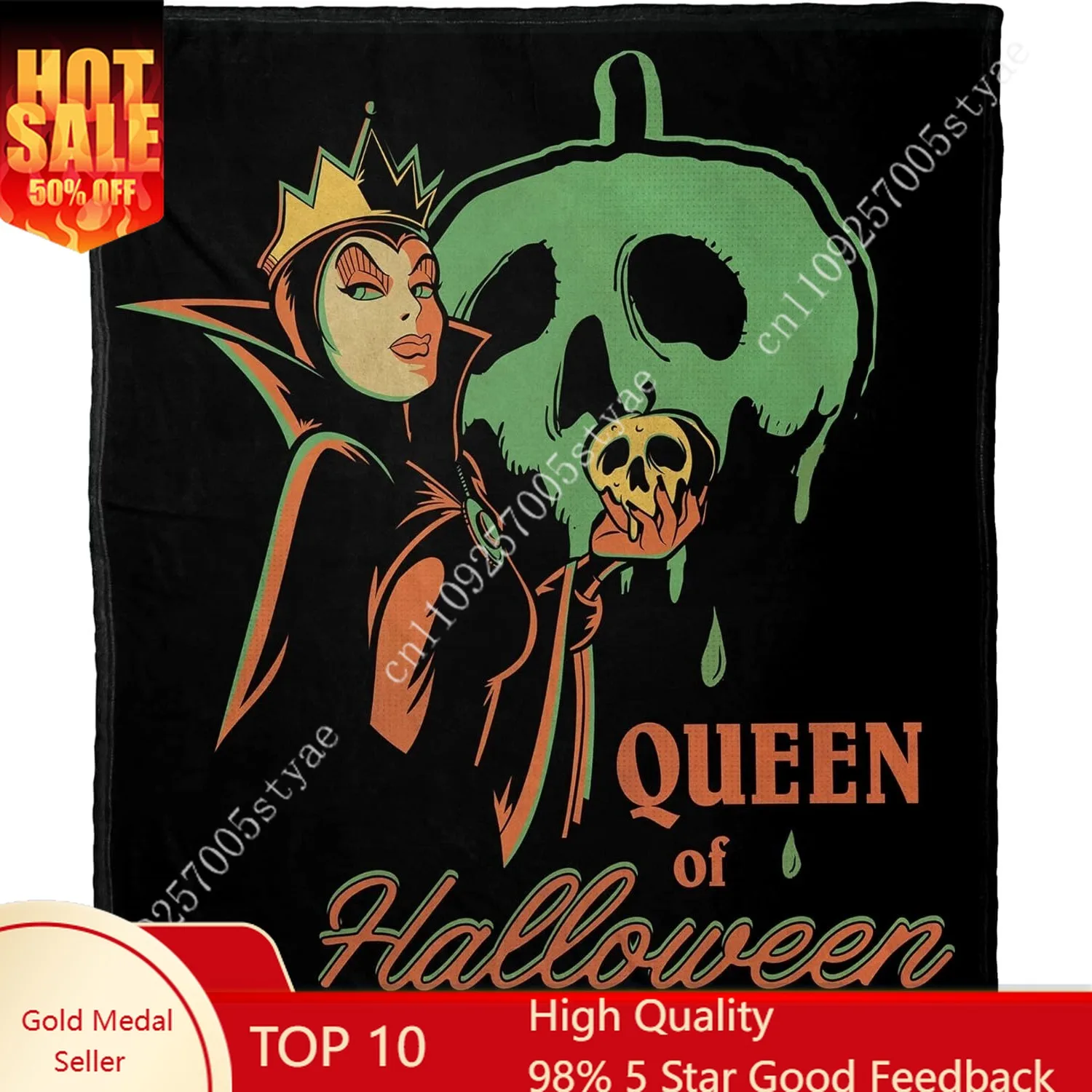 

Villains Blankets Disney Cartoon Plush Blanket Soft Indoor Decoration Child Holiday Party Boy Girl Gifts Warm Custom Quilt