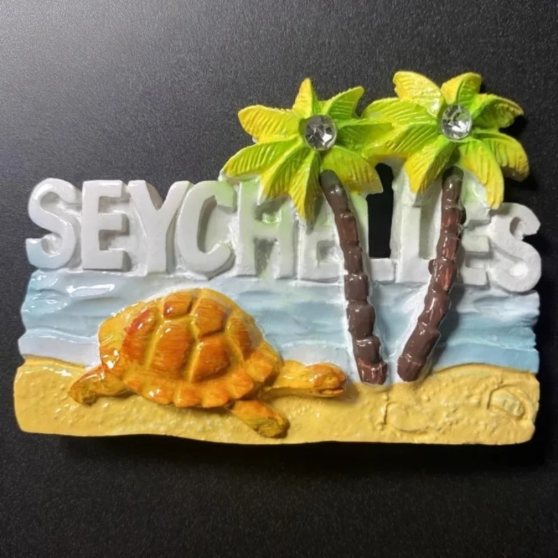 Seychelles Fridge Magnets Travelling Souvenirs Message Board Magnetic Stickers Christmas Gifts Refrigerator Stickers Ornaments