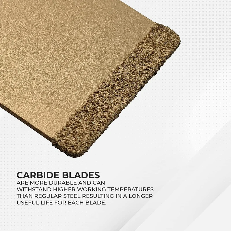 5Pcs/Set Universal Oscillating Diamond Saw Blade Quick For Release Fast Fit Multi Tool Blade Cutting Dics