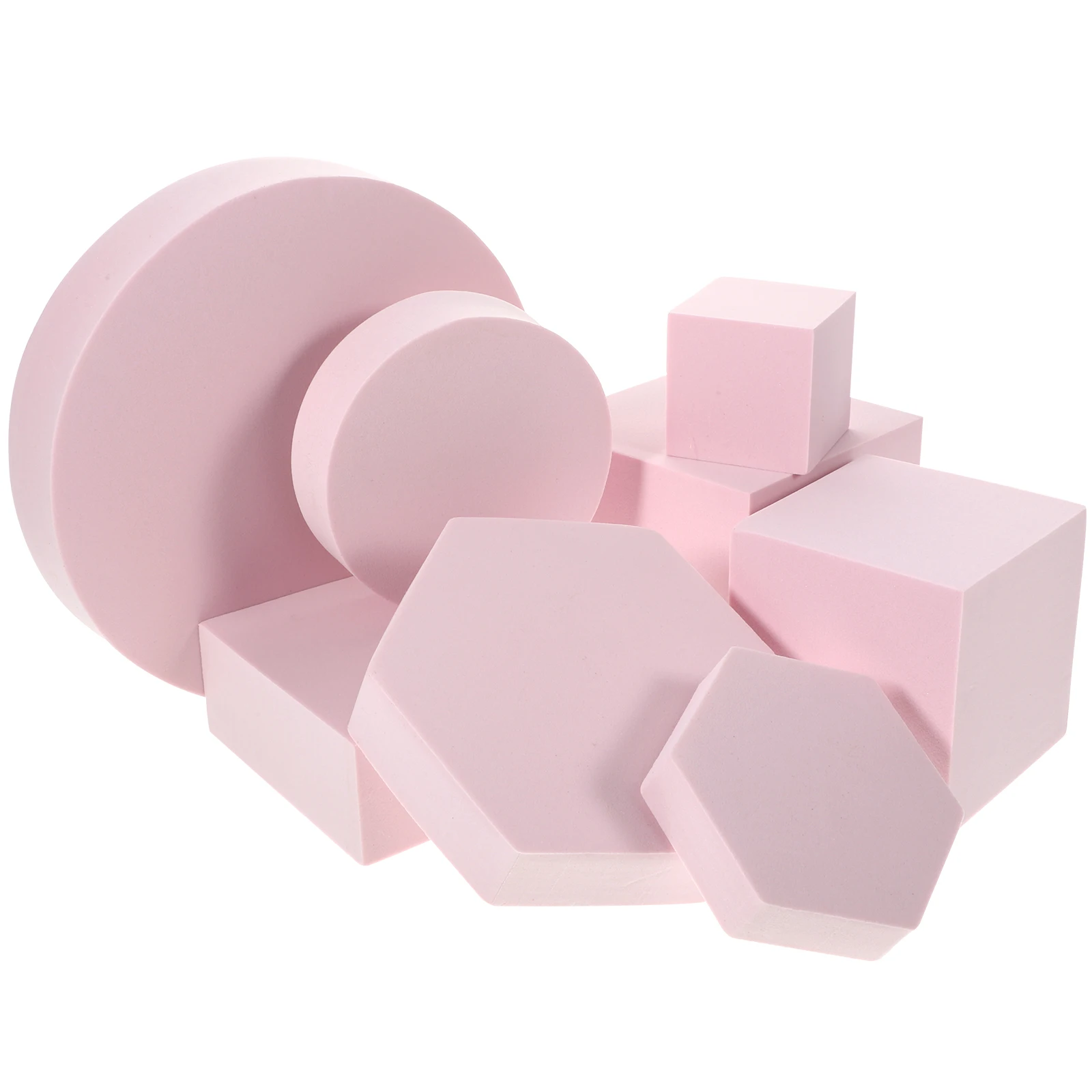 

8 Pcs Geometric Ornament Set Spheres Holder Photography Props Jewelry Accessories Display for Polymer Foam Architectural