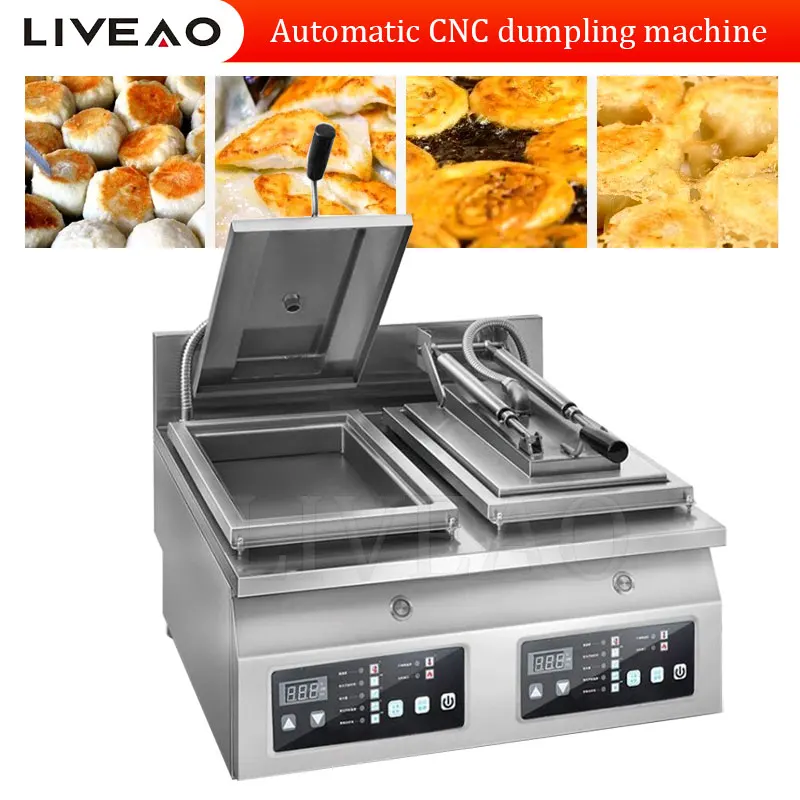 Stainless Steel Dumpling Process Maker Fried Gyoza Cook Machine Empanadas Making Machine