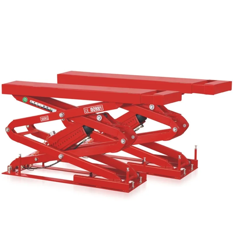 

Car maintenance lift Scissor lift Small scissor lift lifting platform Hydraulic car maintenance platform 3T