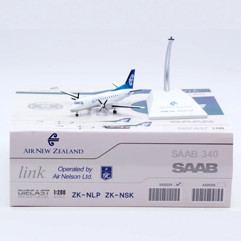 

XX20329 Alloy Collectible Plane Gift JC Wings 1:200 Air New Zealand Link "StarAlliance" Saab 340A Diecast Aircraft Model ZK-NLP