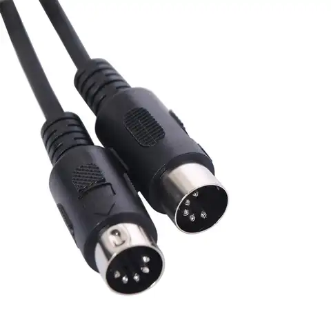 5PIN 5PIN Male to Male M/M Cable Adapter DIN Plug to 5 Pin DIN 5PIN Cable Audio Extension Cable Connecting Line MIDI DIN Cord