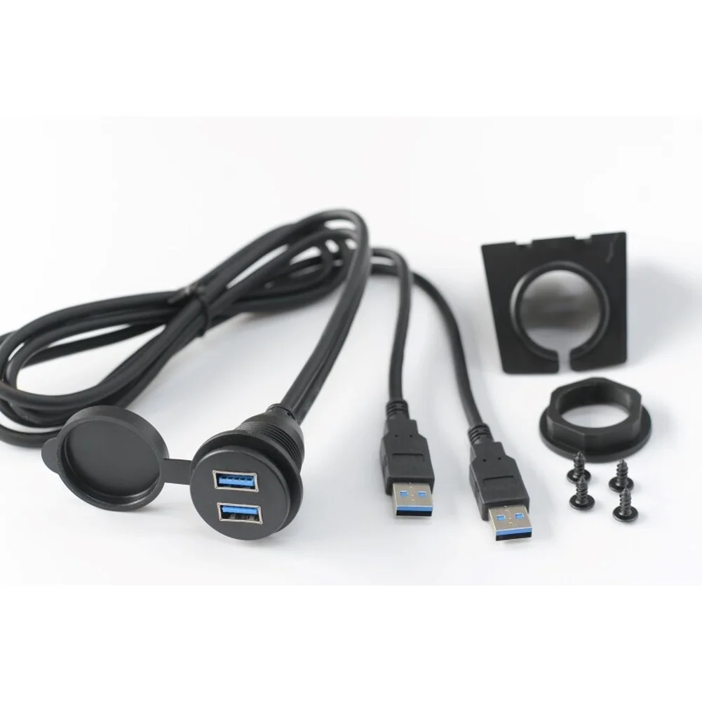 cabo-de-extensao-usb-30-duplo-macho-para-femea-150cm-para-carro-barco-moto-rv-com-transmissao-de-energia-eficiente