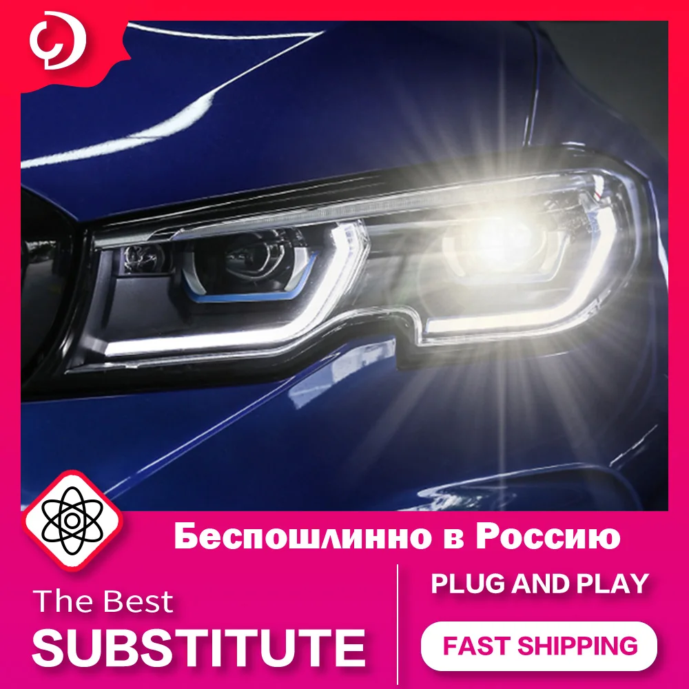 Akd estilo do carro faróis para g20 2019-2021 g28 g80 3 série m3 laser led farol drl cabeça lâmpada led projetor automotivo