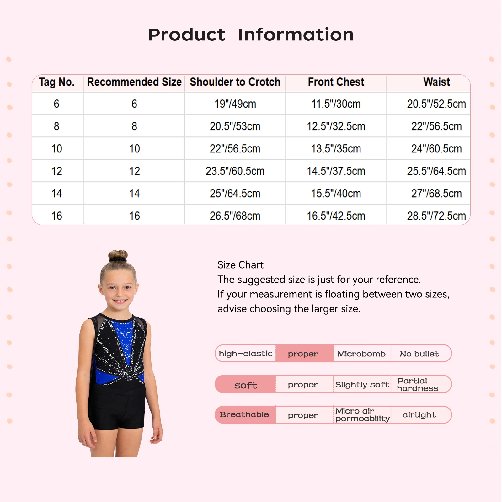 Kids Girls Skating Gymnastics Dance Outfit Ballet Yoga Clothes Sleeveless Dance Leotard with Shorts Hairband Drawstring Backpack