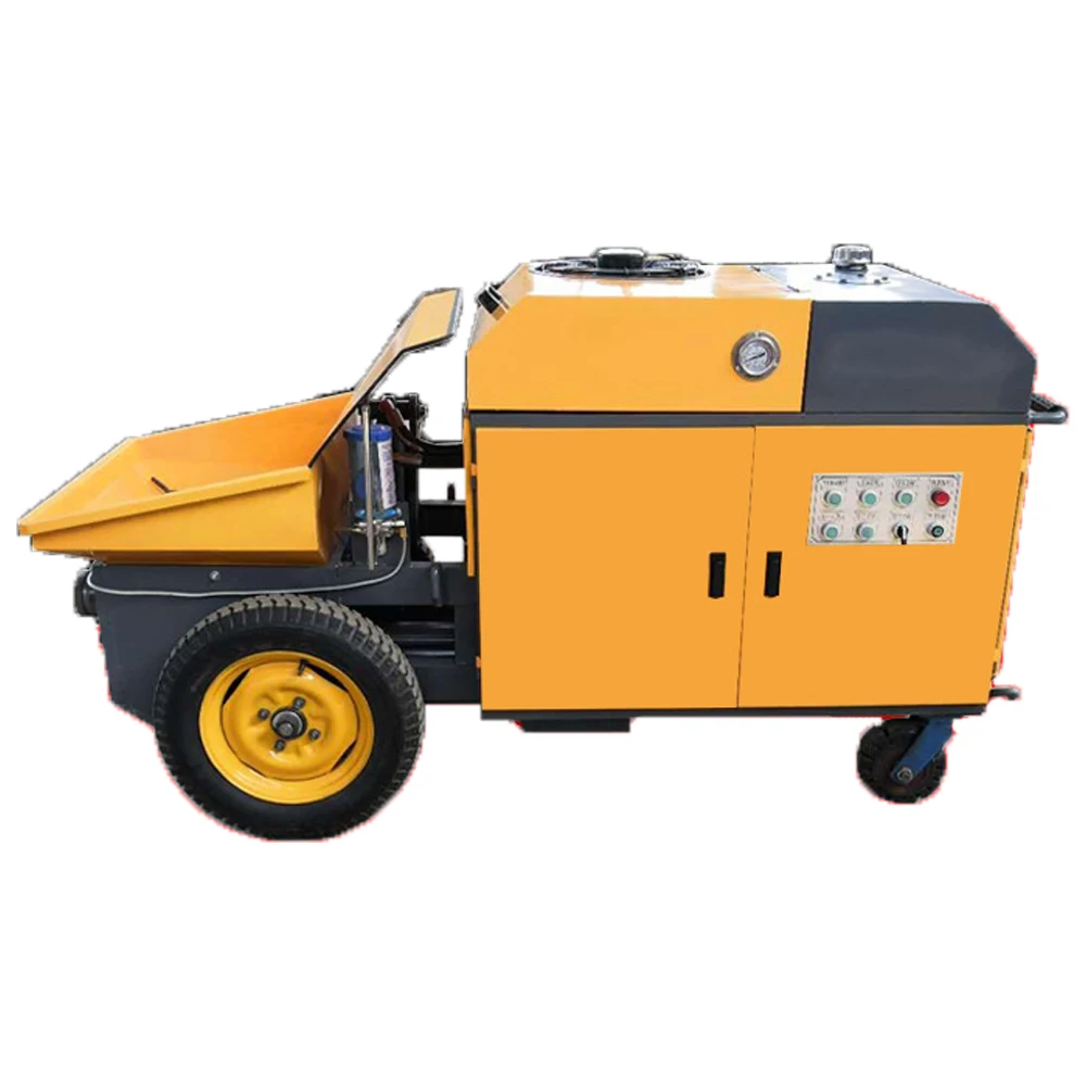 

Tunnel Special Diesel Concrete Pump Concrete Pump 20m³/h Efficiency 130m Vertical Distance Cooling Fan System