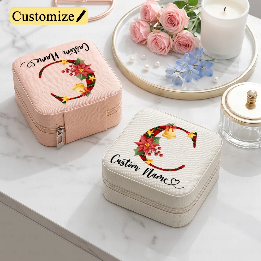 Personalized Name Christmas Jewellery Storage Box