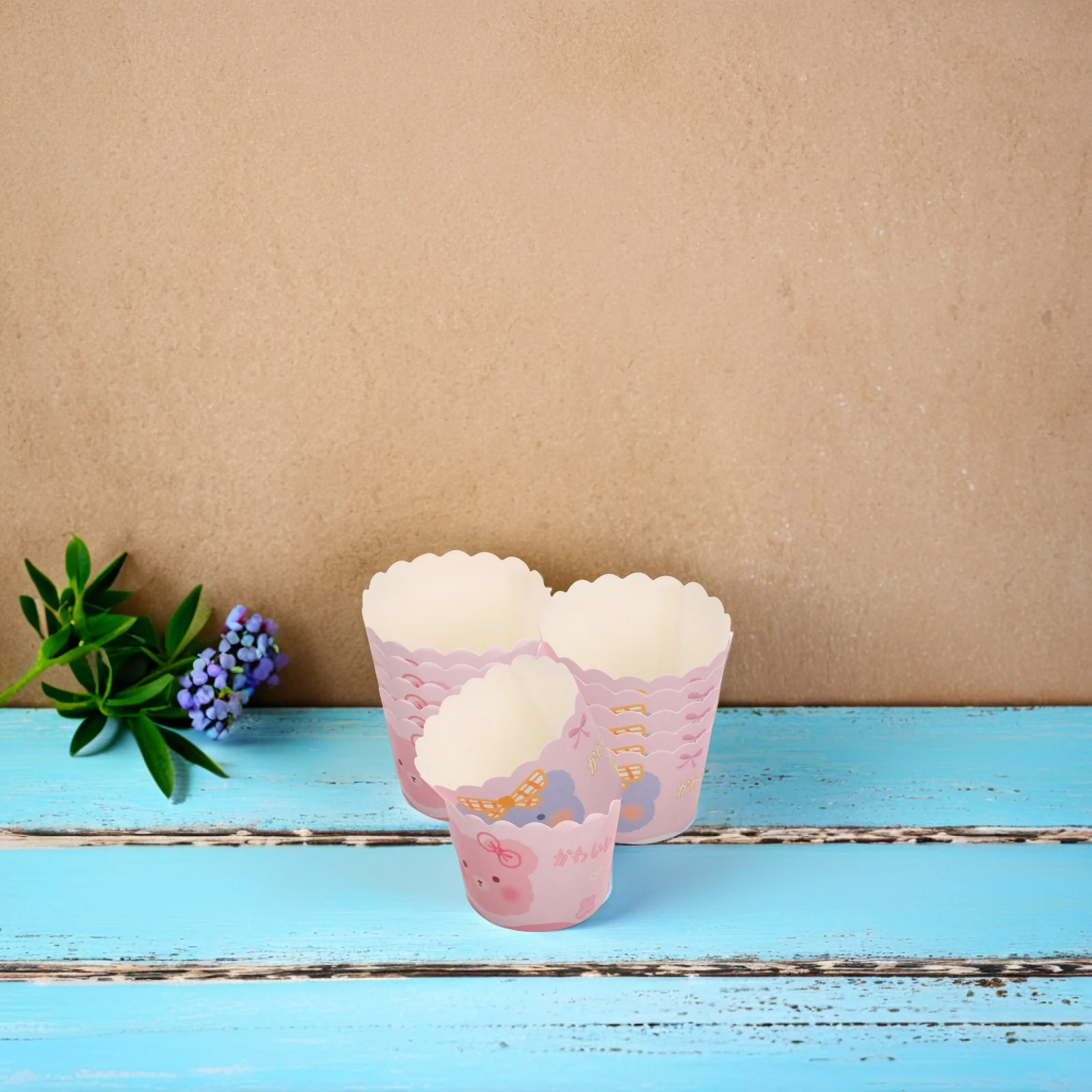 

Cake Cup Cute Cupcake Holders Containers Baking Cups for Baker Liner Birthday Party Liners Paper