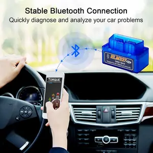 ELM327 V2.1 OBD2 ماسح تشخيصي للسيارة ، أداة فحص المحرك ، قارئ الكود ، كاشف عيوب السيارة أفضل 6 مبيعات لأجهزة تشخيص السيارات - رقم 1