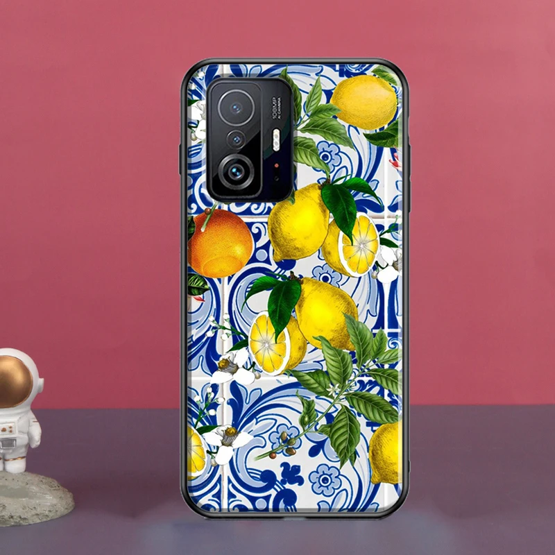 Summer Fruit Lemon For POCO X5 X3 F5 Pro X4 F4 GT M5s C40 F3 Case For Xiaomi 13 Lite 12 11T 12T Pro 12X Cover