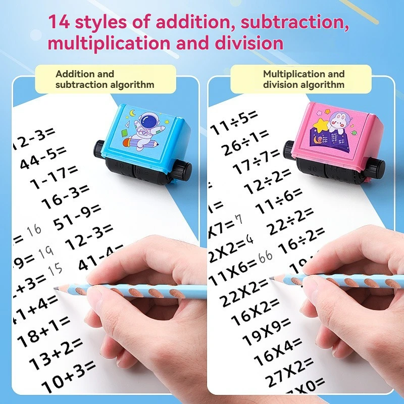 الجمع والطرح الأسطوانة Stamps الضرب والقسمة ممارسة الأسئلة الرياضيات Stamps المدرسة الابتدائية العقلية Ari #6