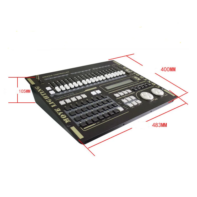 New Super Pro 512 Computer Light Console Beam Lights Dimmer Wedding Stage Lighting Dmx Controller