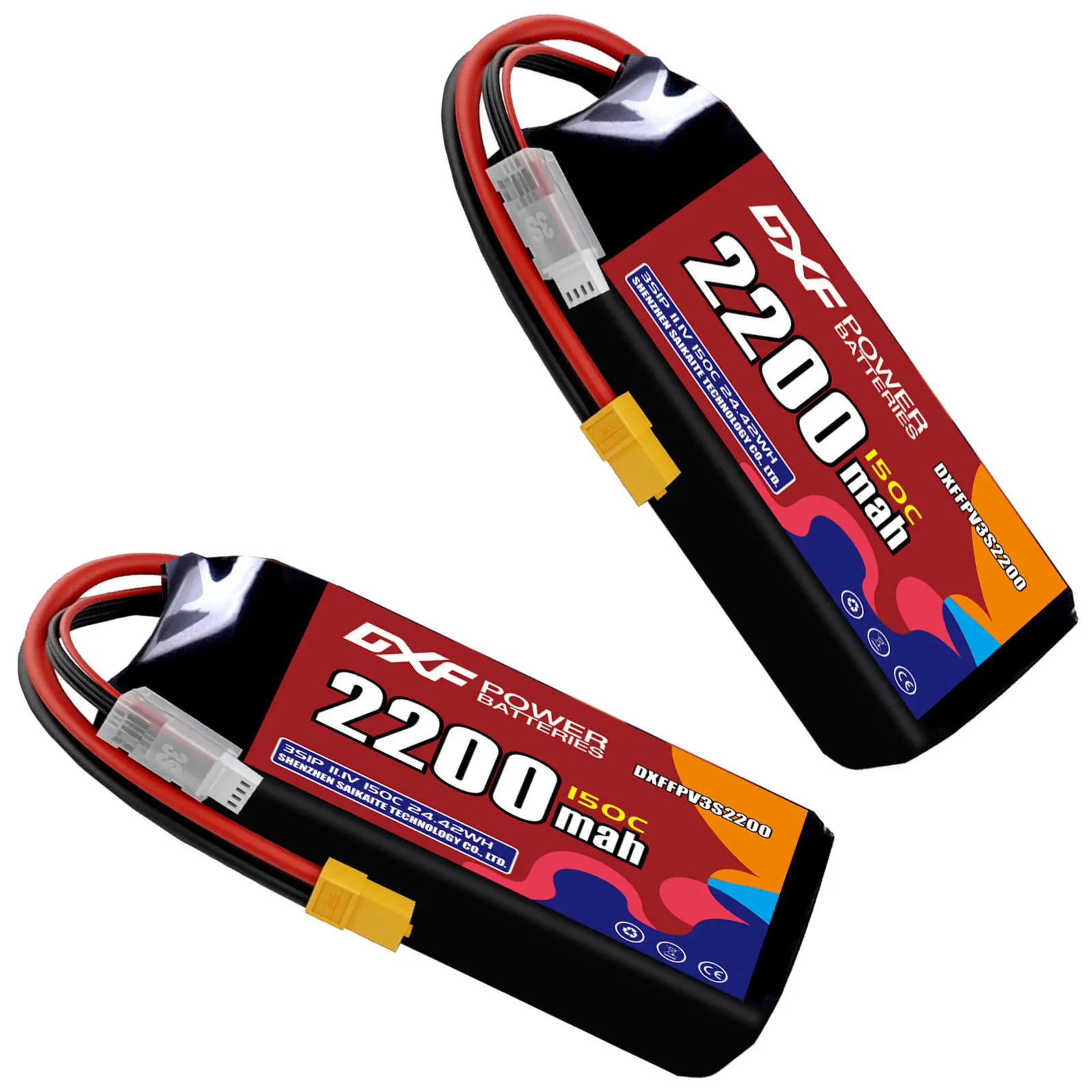 

DXF 3S Lipo Батарея 11,1 В 2200 мАч 150C с разъемом XT30 XT60 JST для самолета, радиоуправляемого вертолета, квадрокоптера, FPV, гоночного дрона, запасная часть