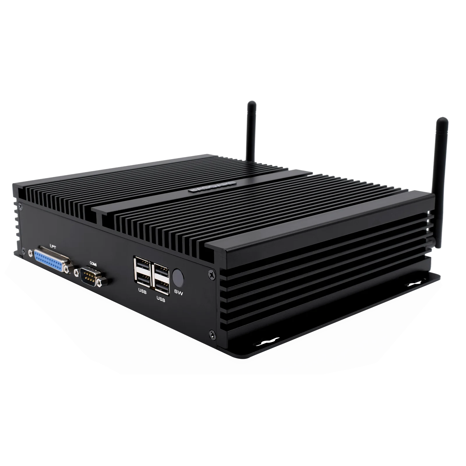 HYSTOU – Mini PC industriel intel Core i5-8250U ou i7-8500U UHD, ordinateur Portable, Fanless, avec graphiques 620 DDR4 HDD/SSD, HDMIx, DPx, EDP