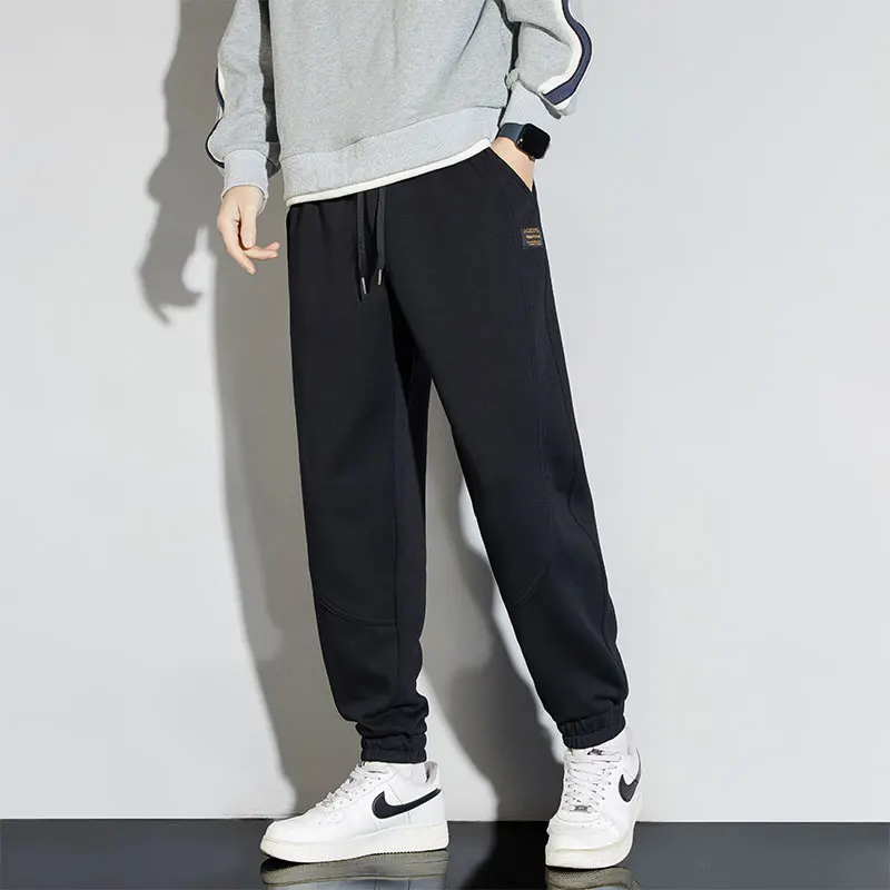 2023 Fall Brand New Men'S Drawstring Pants Thin Edge Nine Sports Casual Pants Sweat Pants Trend Casual Versatile Pants