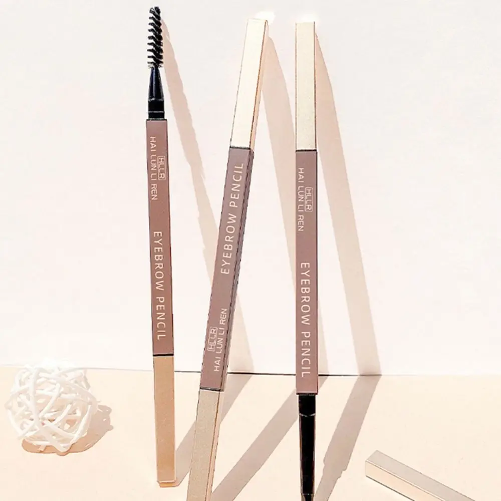 

Reusable Matte Double-Head Eyebrow Pencil Sweat-proof Waterproof Eyebrow Enhancers Long Lasting Smudge Proof Eyebrow Brush Girl