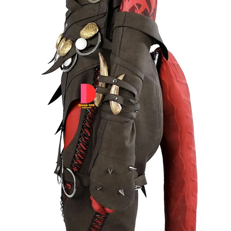 Gate 3 Game Baldur Karlach High Quality Cosplay Costume Karlach Uniform Full Set and Individual Items Are Sold Christmas Outfits