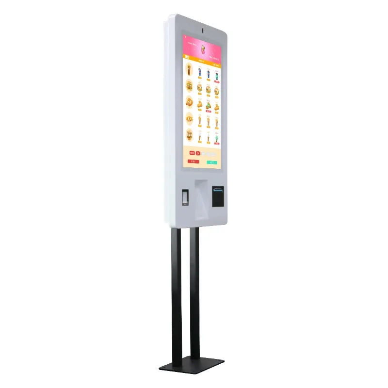 21.5 Inch Kiosk with Camera Printer QR Code Scanner Touch Screen Self Service Kiosk