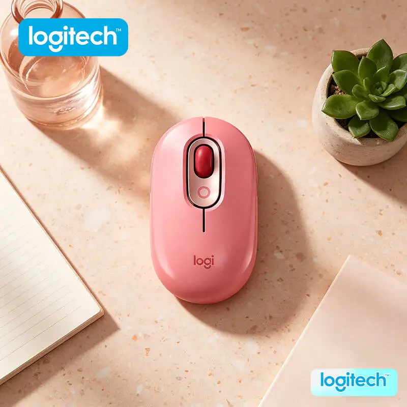 

Logitech M350POP/M350 Wireless Mouse Dual-Mode Bluetooth 2.4GHz Silent Scroll Month Battery for Beach Getaway and Seaside Work