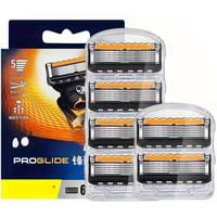 5-layer Men's Razor Fusion Pro Power Shaving Shaver Male Face Beard Hair Trimmer 5 Layer Blades Replacement Refills Razor Holder