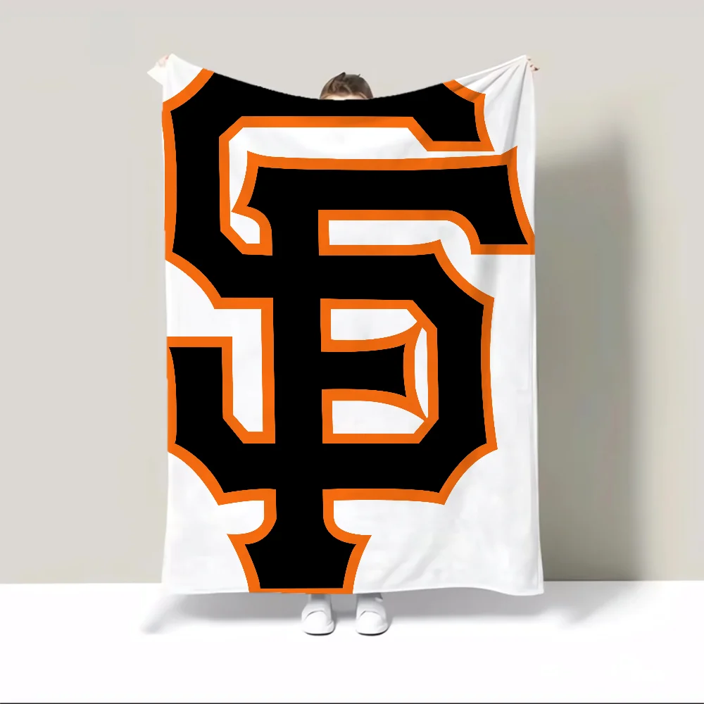 S-San F-Francisco Giants Fluffy Soft Blankets King Size Throw Blanket Bed Blanket 150cm X 200cm Home Interior Microfiber Bedding