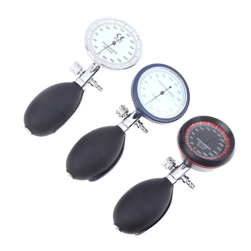 300mmhg Hand-Held Pressure Display Gauge With PVC Ball For Aneroid Sphygmomanometer Nibp Cuff Blood Pressure Accessories